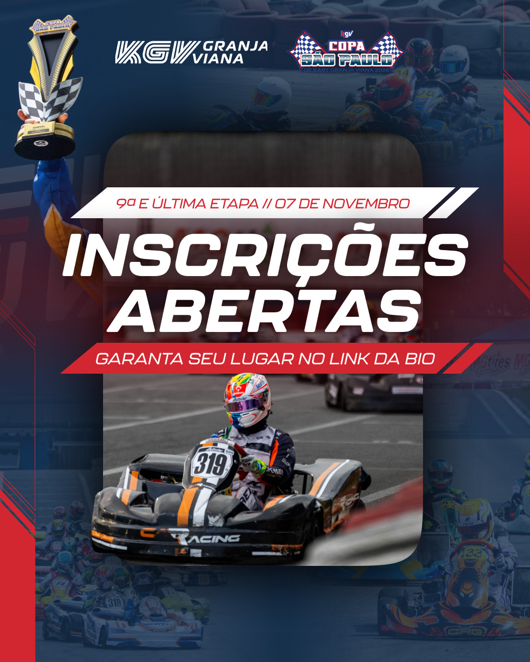 9ª e última etapa da Copa São Paulo de Kart
