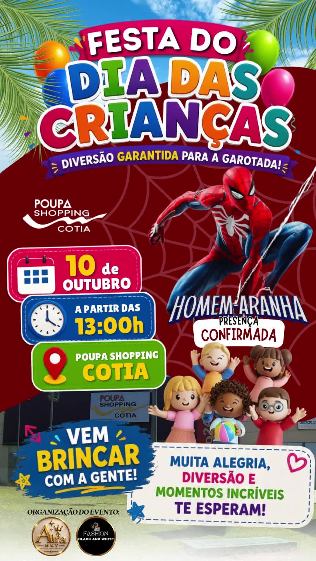 Festa do Dia das Crianças com Homem-Aranha
