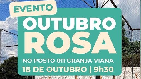 Outubro Rosa no Posto 011 Granja Viana