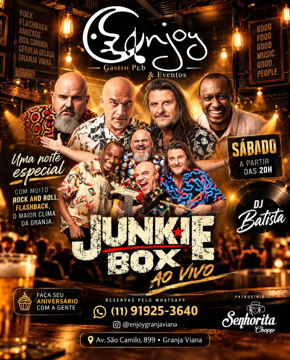 Junkie Box ao vivo no Enjoy