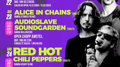 Alice in Chains (Tributo) e Audiolave (Tributo)