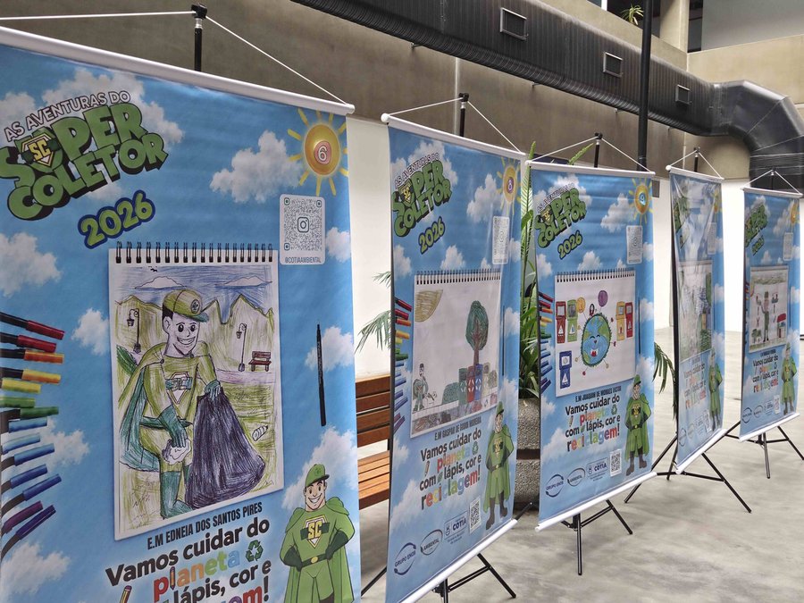 Super Coletor transforma educação ambiental em arte nas escolas de Cotia